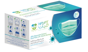 ماسک سه لایه حیات 50 عددی