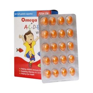 کپسول ژلاتینی امگا 3 پلاس دانا مناسب کودکان و نوجوانان 60 عددی