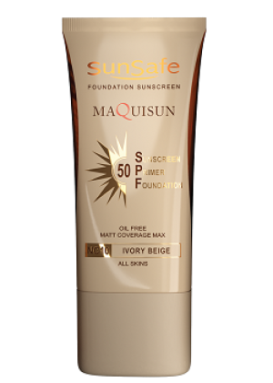 ضد آفتاب کرم پودری و پرایمری مکی سان SPF50 سان سیف