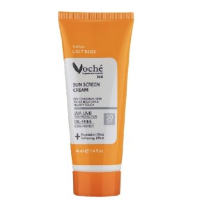 کرم ضدآفتاب وچه SPF50 مناسب پوست خشک و معمولی- رنگ بژ روشن