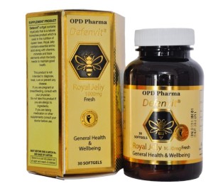 سافت ژل رویال ژلی دفن ویت او پی دی فارما 30 عددی