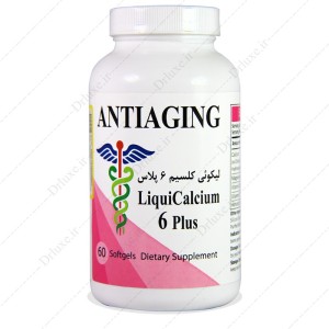 سافت ژل لیکویی کلسیم 6 پلاس آنتی ایجینگ
