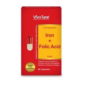 کپسول آهن + فولیک اسید ویواتیون 60 عددی