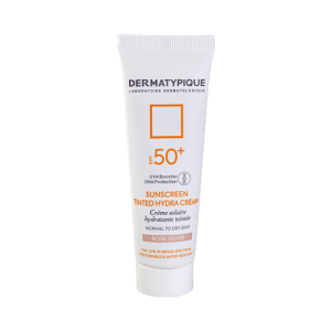درماتيپيک ضد آفتاب رنگي پوست خشک  spf50 (رز بژ)