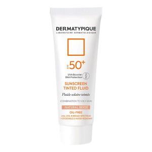 ضدآفتاب رنگی پوست چرب درماتیپیک+SPF 50- بژ طبیعی
