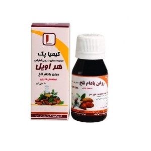 روغن بادام تلخ هیر اویل کیمیا پک 60 میلی لیتر