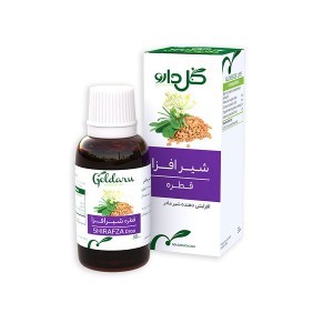 قطره گیاهی شیرافزا گل دارو ۳۰ میلی‎ لیتر