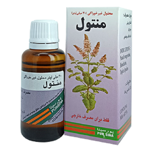 محلول غیر خوراکی منتول پورسینا ۳۰ میلی لیتر