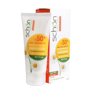 کرم ضد آفتاب بی رنگ فاقد چربی مناسب پوست چرب +SPF50 شون