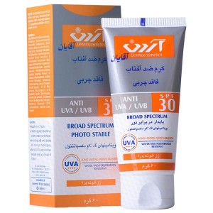 کرم ضد آفتاب فاقد چربی SPF30 آردن مناسب آقایان 60 گرم