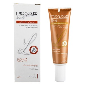 کرم روشن کننده گیاهی هیدرودرم لیدی  30 میلی لیتر