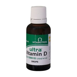 قطره خوراکی اولترا ویتامین D3 1000 ویتابیوتیکس 30 میلی لیتر