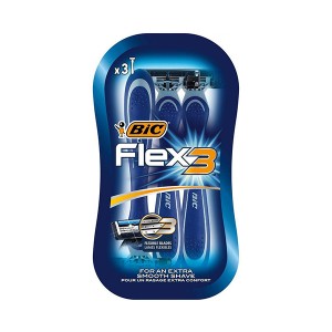 خود تراش 3 تیغه ی مدل Flex 3 بیک 3 عددی