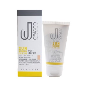 کرم ضد آفتاب بایوتچ SPF+50 بژ طبیعی دلانو