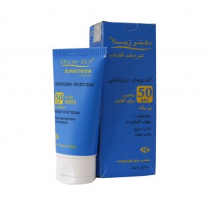 کرم ضد آفتاب SPF50 مناسب آقایان آندروسان پروتکشن دکتر ژیلا 50 گرم