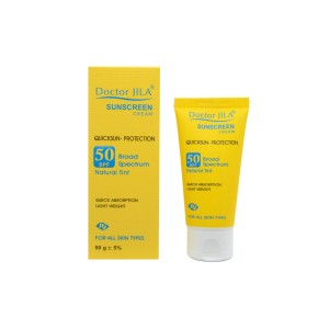 کرم ضد آفتاب رنگی کوئیک سان پروتکشن SPF50 دکتر ژیلا 50 گرم