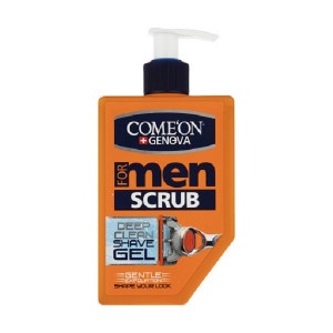 ژل اصلاح مردانه کامان مدل Scrub حجم 260 میل