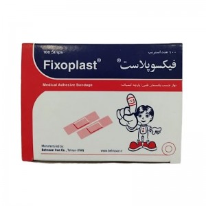 چسب زخم بهداشتی فيکسوپلاست بسته 100 عددی