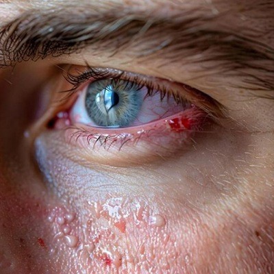تبخال چشم چیست؟ مهم‌ترین علل و علائم آن