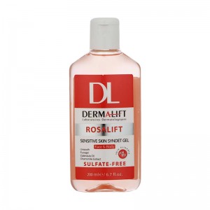 ژل شستشوی پوست حساس درمالیفت مدل Rosalift حجم  200 میل