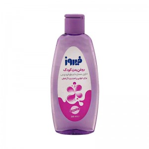 روغن بدن کودک فیروز حاوی عصاره اسطوخودوس حجم 200 میل
