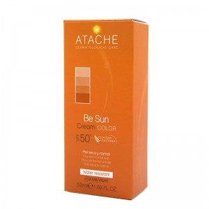 کرم ضدآفتاب رنگی اتچه SPF50 حجم 50 میل