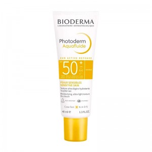 فلوئيد ضد آفتاب بایودرما SPF50 بی‌رنگ حجم 40 میل پک دوتایی