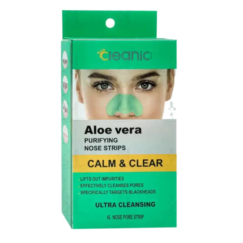 چسب پاک کننده بینی کلینیک کیندی مدل ALOE VERA 6 عدد - تصویر 1
