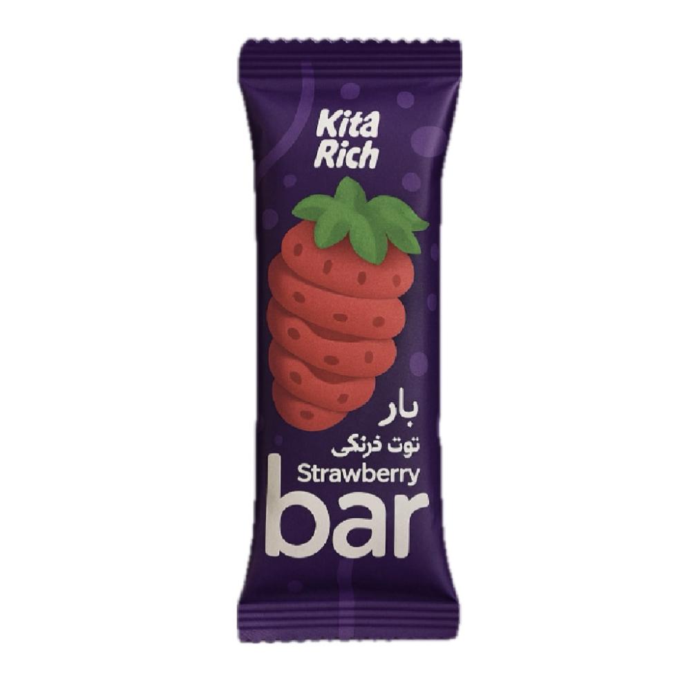 پروتئین بار توت فرنگی کیتاریچ 30 گرم - تصویر 1