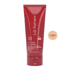 کرم ضد آفتاب SPF40 پوست خشک و معمولی لافارر رنگی بژ روشن و ضد لک 40 میلی لیتر