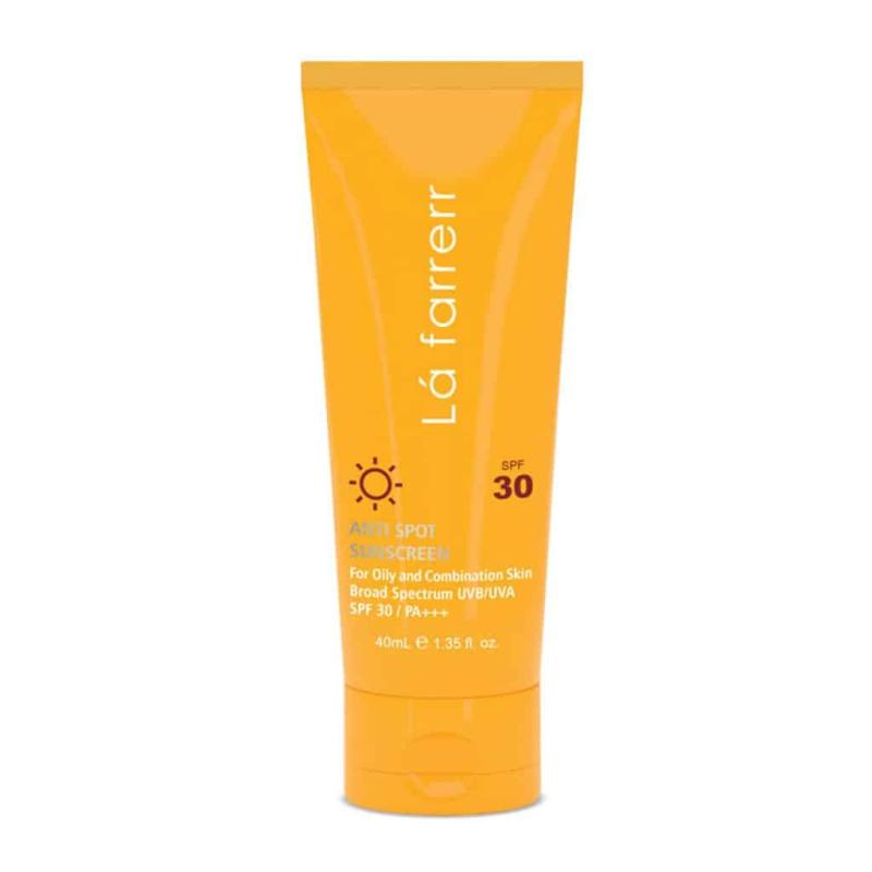 کرم ضد آفتاب SPF30 پوست چرب لافارر ضد لک و بدون رنگ 40 میلی لیتر - تصویر 1