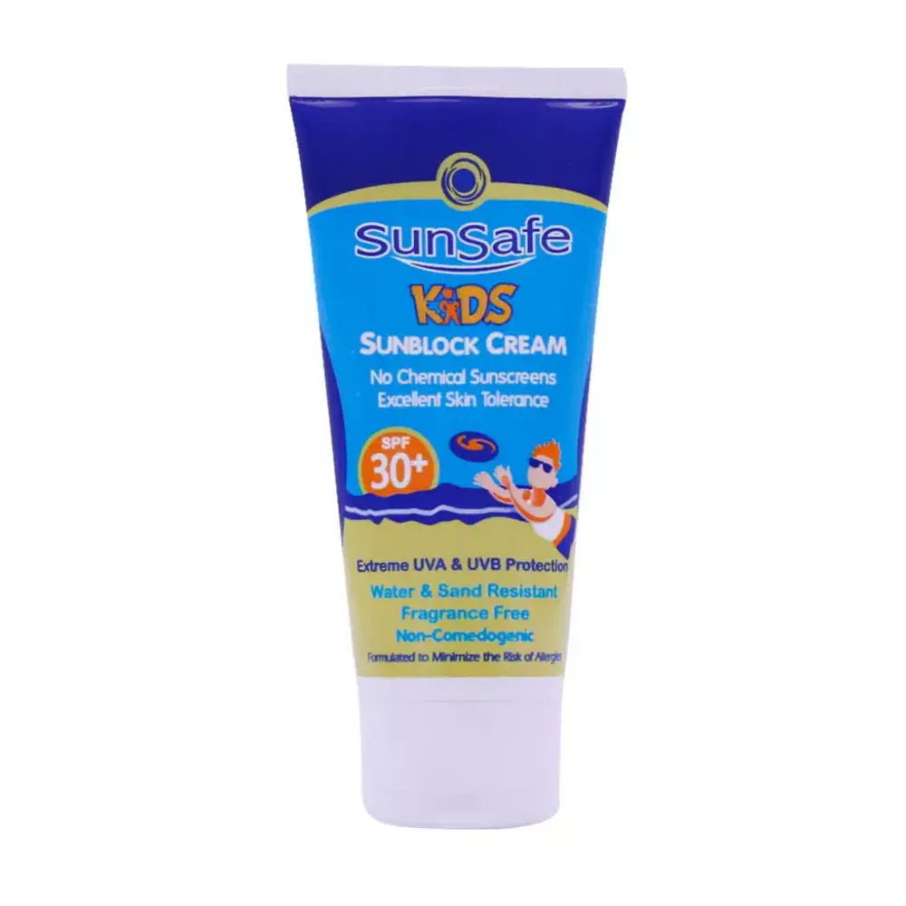 کرم ضد آفتاب کودکان SPF30 سان سیف 50 گرم - تصویر 1