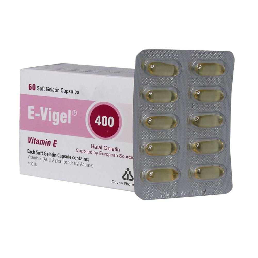 کپسول ژلاتینی نرم ویتامین E 400 واحد ایویژل دانا فارما 60 عدد - تصویر 1