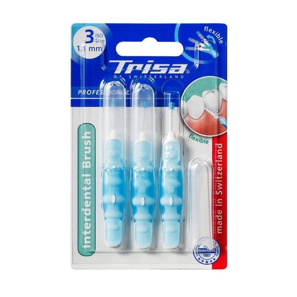 براش های نرم بین دندانی  پروفشنال تریزا سایز 3 (1.1 میلی متر)، 3 عددی - تصویر 1