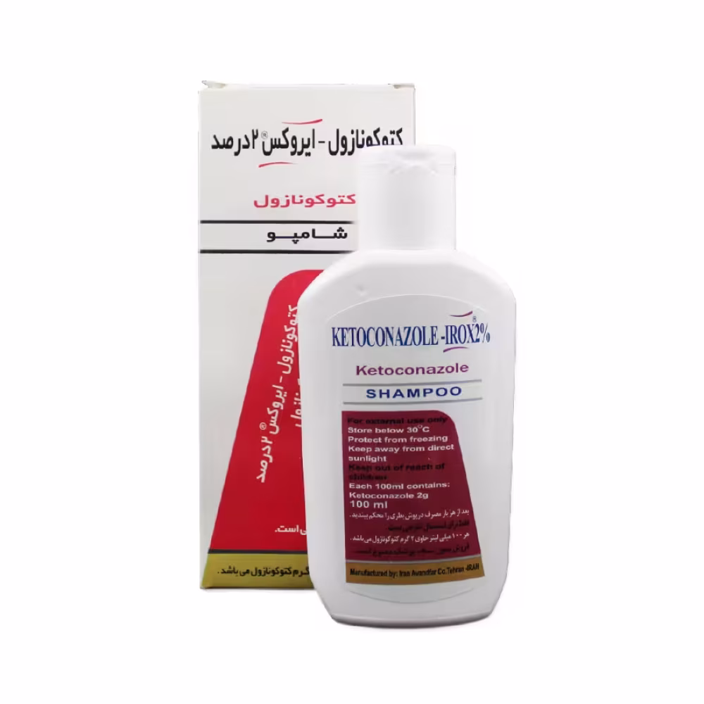 شامپو کتوکونازول 2 درصد ایروکس 100 میلی لیتر - تصویر 1