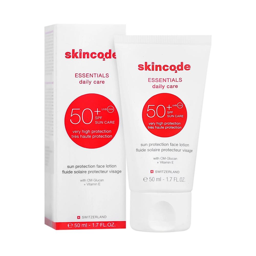 ضد آفتاب بی‌رنگ فاقد چربی +SPF50 اسکین کد - تصویر 1