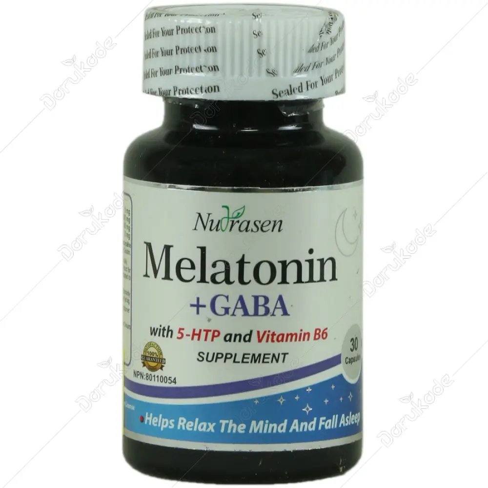کپسول ملاتونین پلاس گابا اس تی پی فارما 30 عدد - تصویر 1