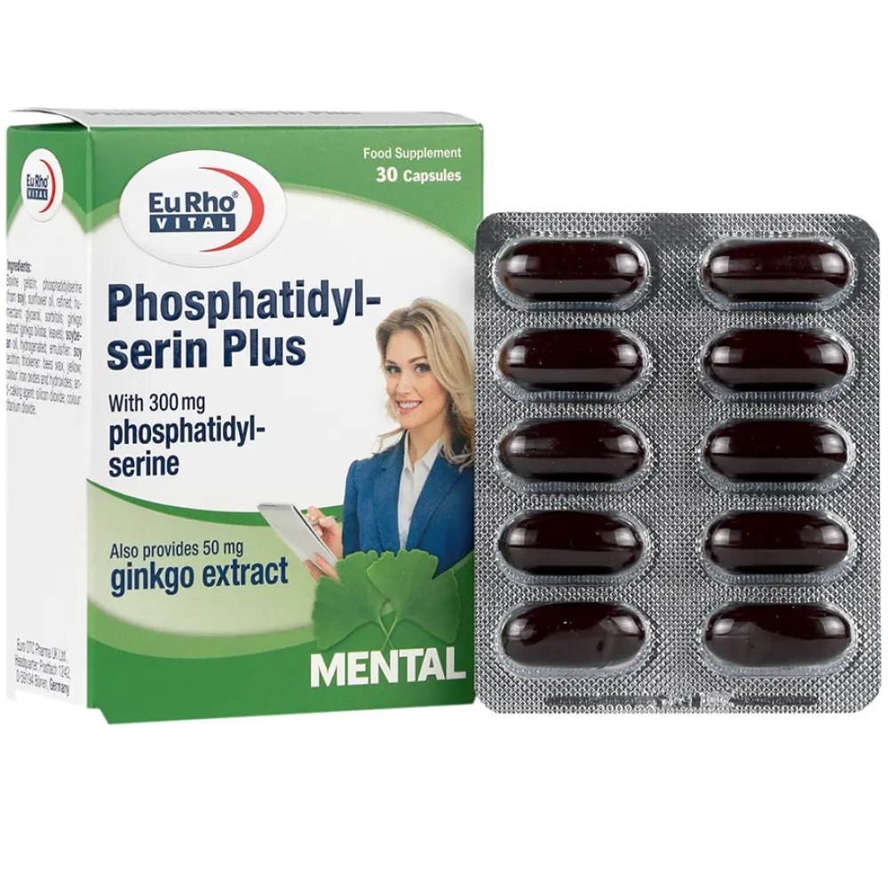 کپسول فسفاتیدیل سرین پلاس یوروویتال 30 عدد - تصویر 1