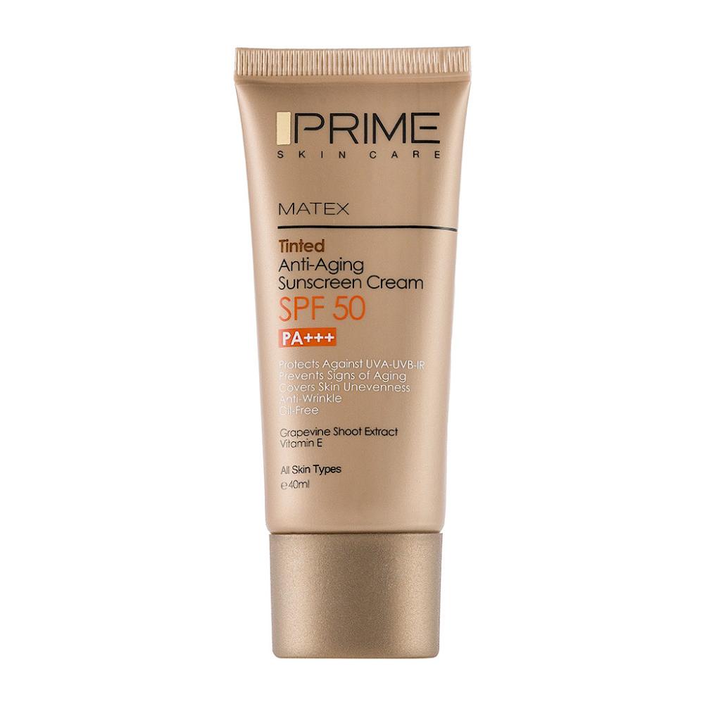 ضدآفتاب جوان کننده رنگی SPF50 پریم حجم 40 میلی لیتر - تصویر 1