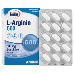 قرص ال آرژنین 500 میلی گرم یوروویتال 60 عددی