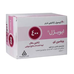 کپسول ویتامین E 400 واحد ایویژل دانا فارما 30 عدد