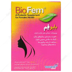 کپسول واژینال بایو فم تک ژن فارما 12 عدد