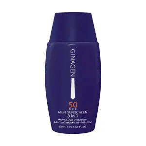 کرم ضد آفتاب آقایان ژیناژن SPF 50 حجم 50 میلی‌لیتر