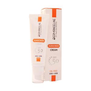 کرم ضد آفتاب SPF50 درم انجلین مناسب انواع پوست 50 میلی لیتر