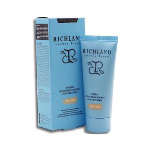 کرم ضد آفتاب SPF50 پوست خشک ریچلند بژ روشن 40 میلی لیتر
