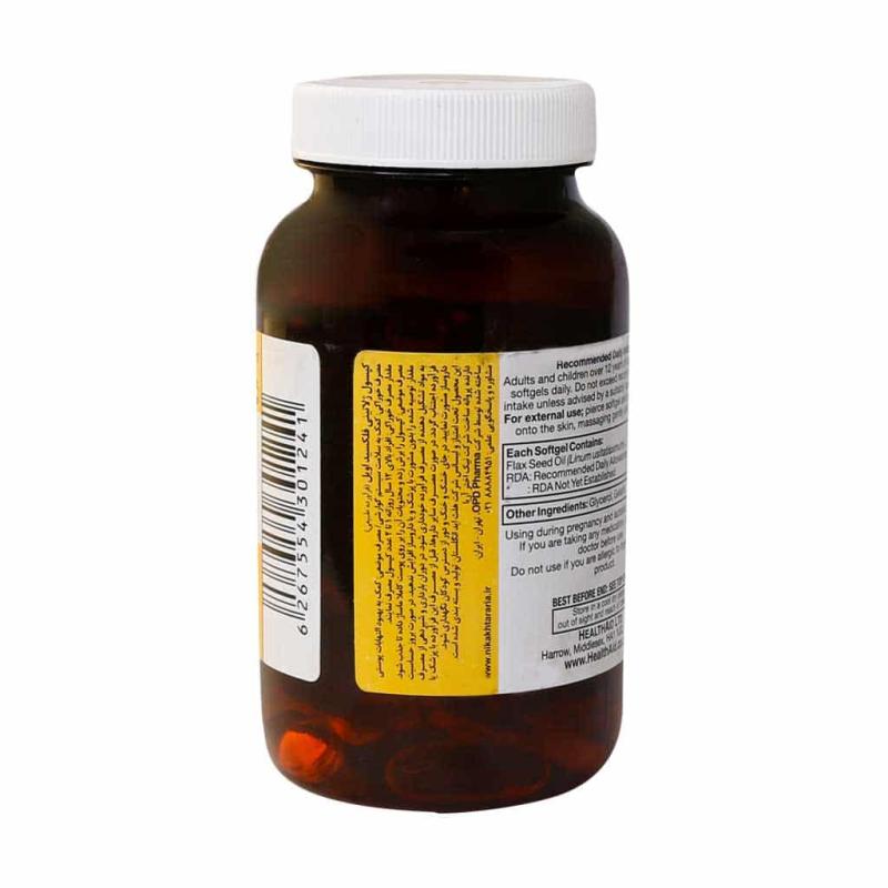 کپسول ژلاتینی فلکسید اویل هلث اید 60 عدد - تصویر 3