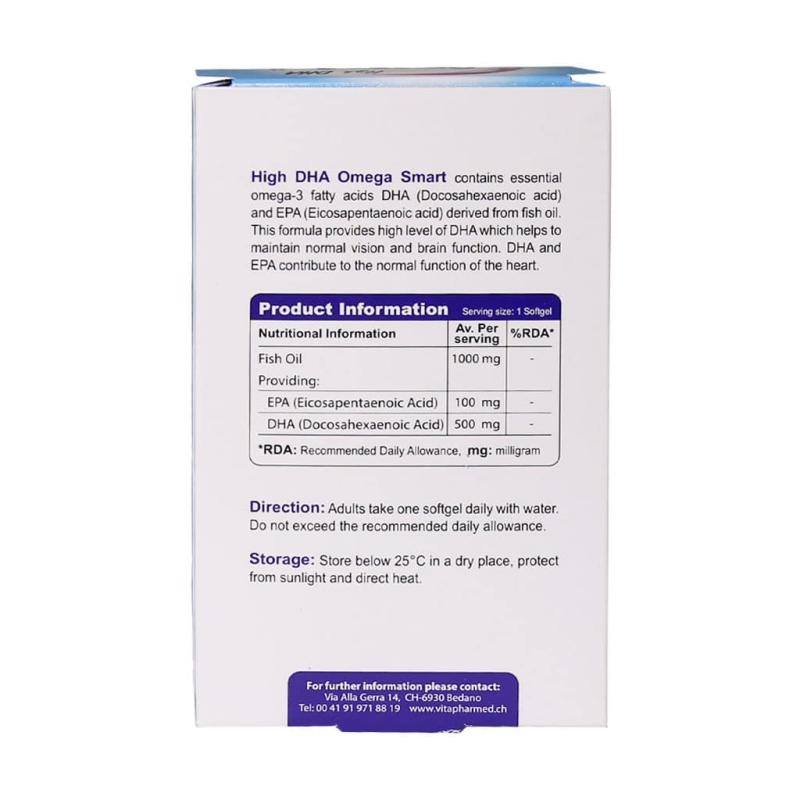 کپسول نرم ژلاتینی امگا 3 High DHA ویواتیون 30 عدد - تصویر 3