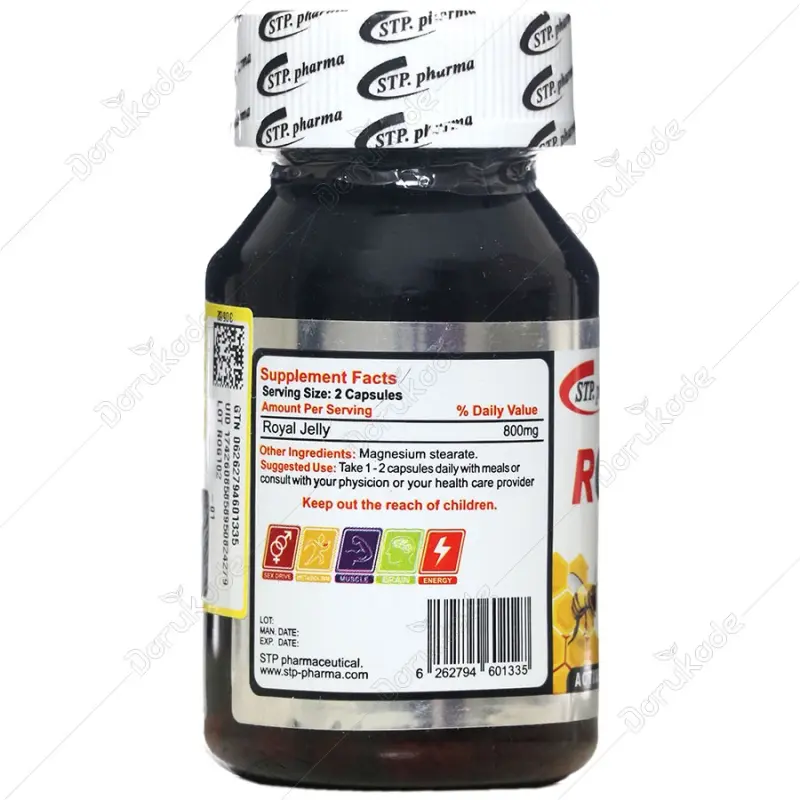 کپسول رویال ژلی اس تی پی فارما 30 عدد - تصویر 3