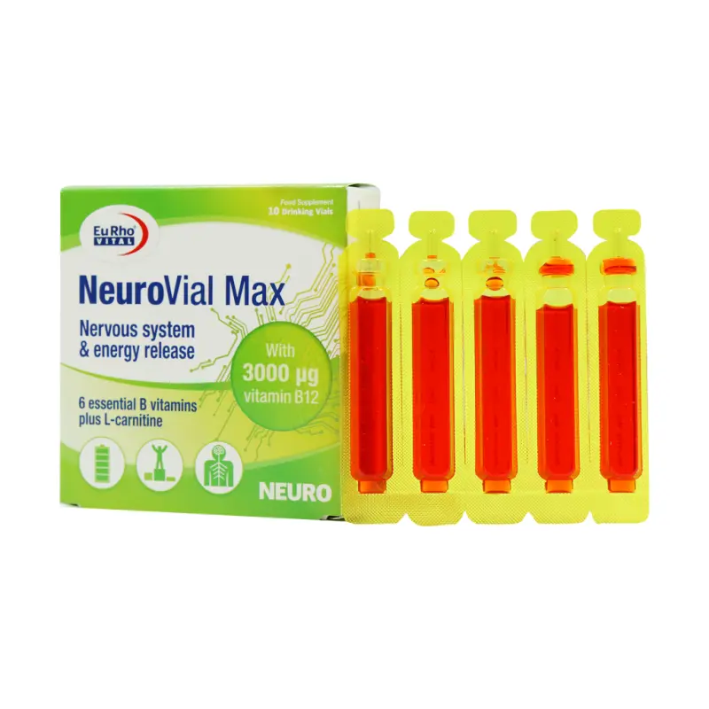 ویال خوراکی نوروویال مکس یوروویتال 10 عددی - تصویر 2