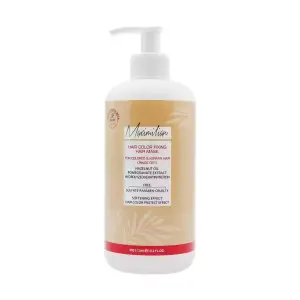 ماسک مو تثبیت کننده رنگ داخل حمام ماکسیملیان مناسب موهای رنگ شده و کراتینه 400 میلی لیتر